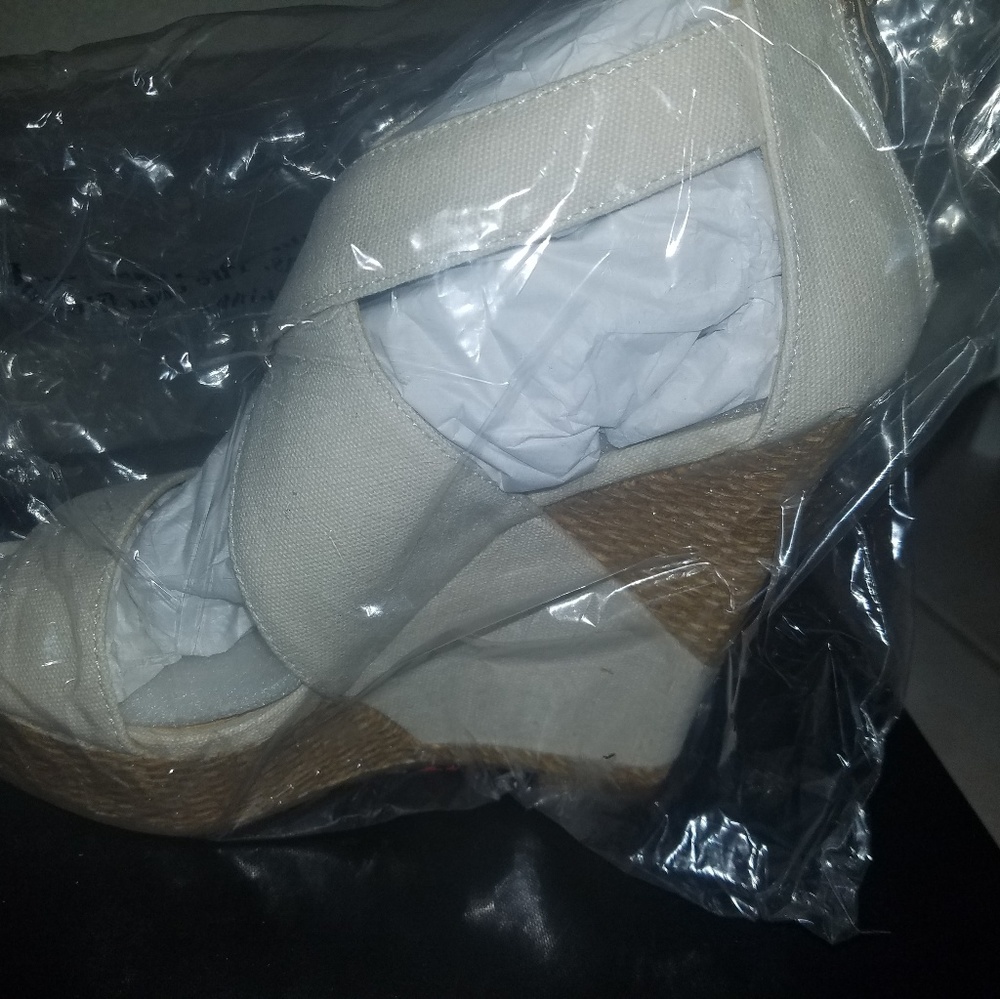 JustFab cream shoes